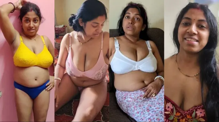 Bengali Chubby Milf with Boobs Show & Fucking in Doggy Full Video